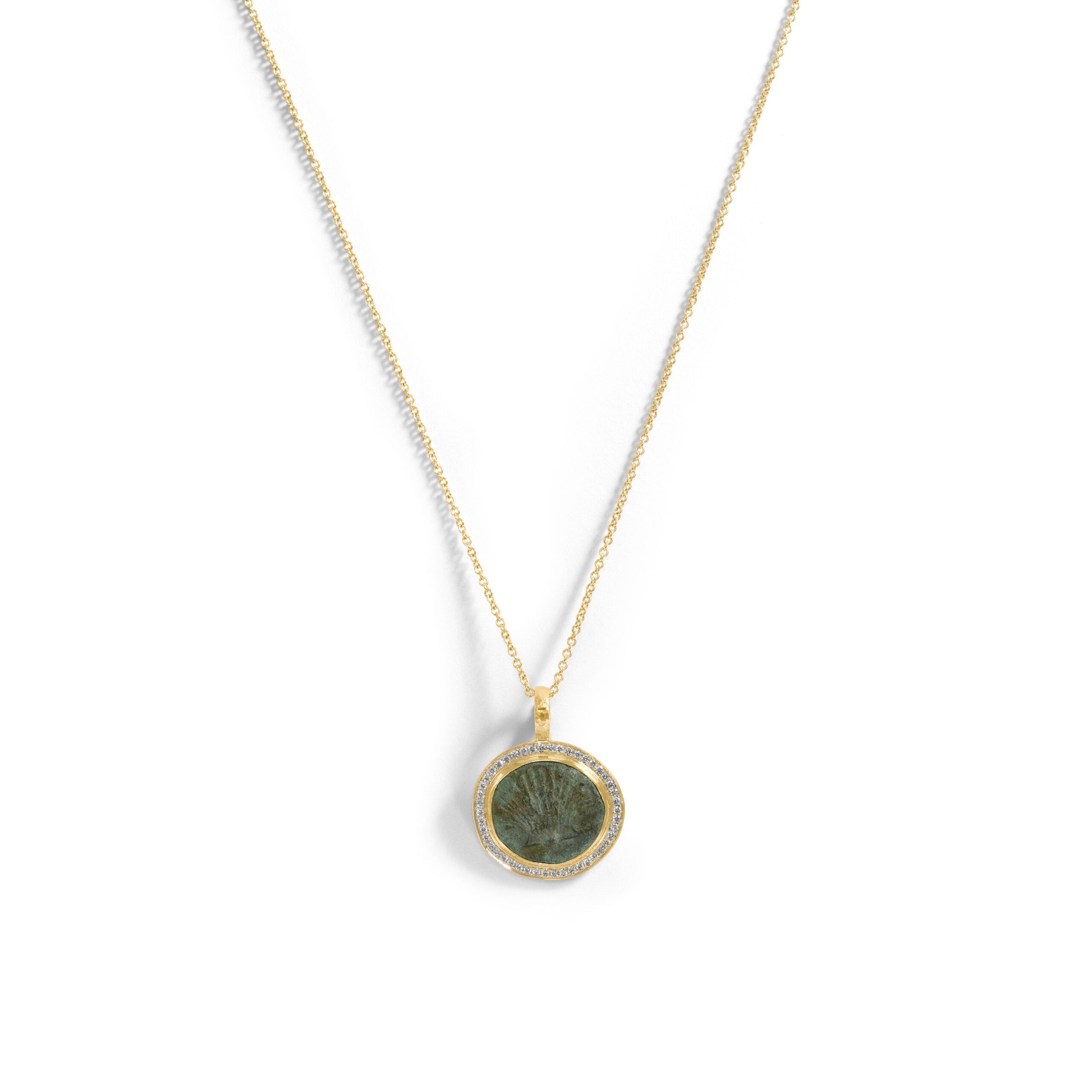 Shell Coin Pendant