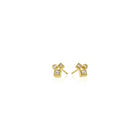 "Confetti" Diamond Cluster Stud Earrings