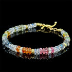 Mixed Rondel Beaded Bracelet