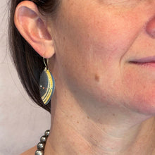 Wing Earrings with Fancy Colored Diamonds
