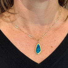 Large Australian Boulder Opal Pendant