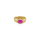 Triple Ribbon Ruby Ring