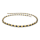 Black Diamond and Wing Spacer Necklace