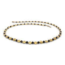Black Diamond and Wing Spacer Necklace
