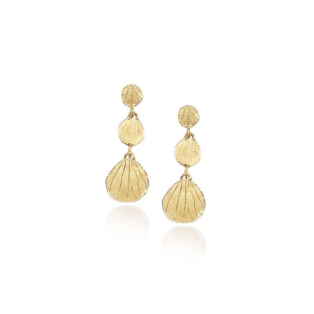 Triple Petal Earrings