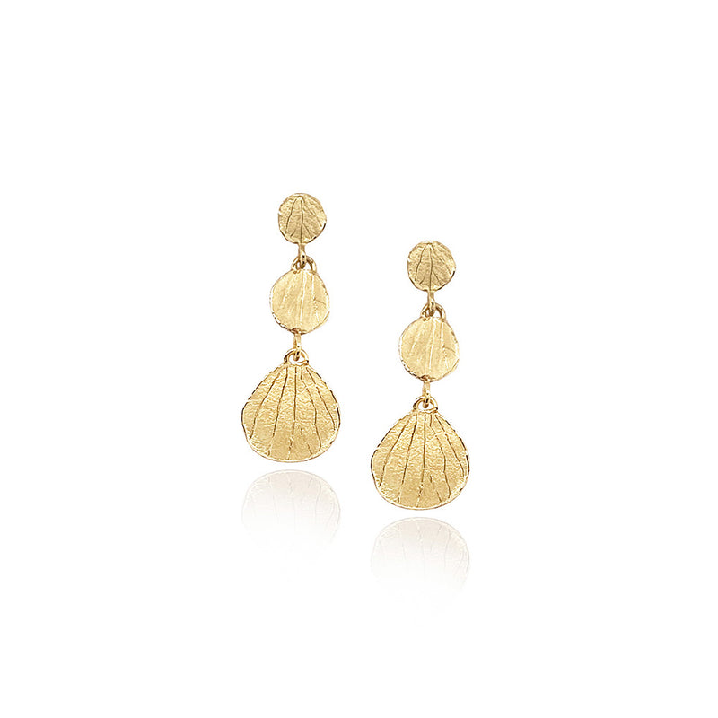 Triple Petal Earrings