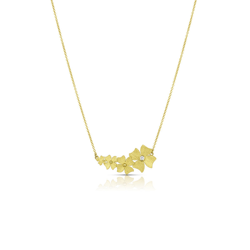 4 Blossom Pendant with Diamond