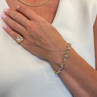 "Embrace" Ring with Moonstone and Diamonds