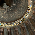 Moonstone and Sapphire "Music Notes" Bracelet