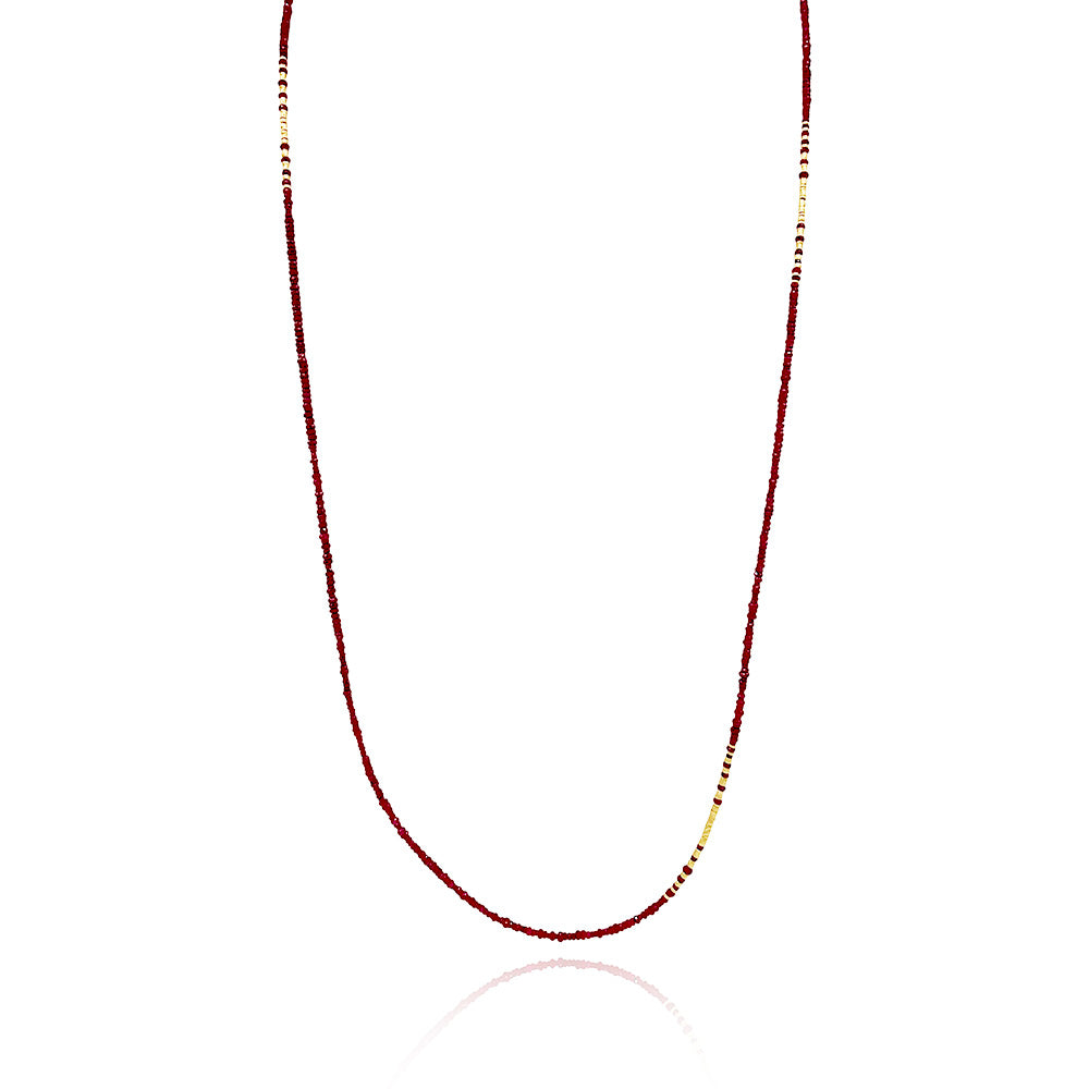 ruby rondell necklace
