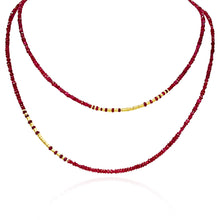 ruby rondell necklace