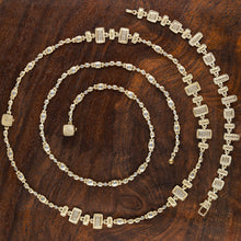 segmented neklace and bracelet