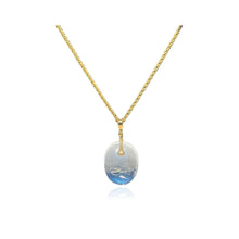 large oval moonstone pendant with diamond