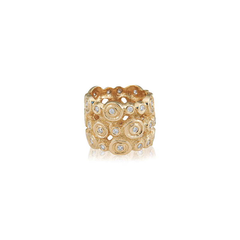 Triple Layer "Happy Circles" Ring