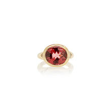 Large Oval Pink Tourmaline Ring