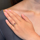 Ruby Ring with Diamonds
