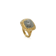 Large Grey Rose Cut Diamond Ring