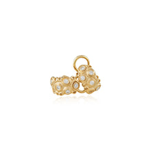 "Urchin" clip back earrings