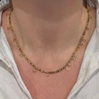"Library Collection" Diamond Cube Necklace