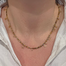 "Library Collection" Diamond Cube Necklace