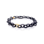 spiral pattered link bracelet