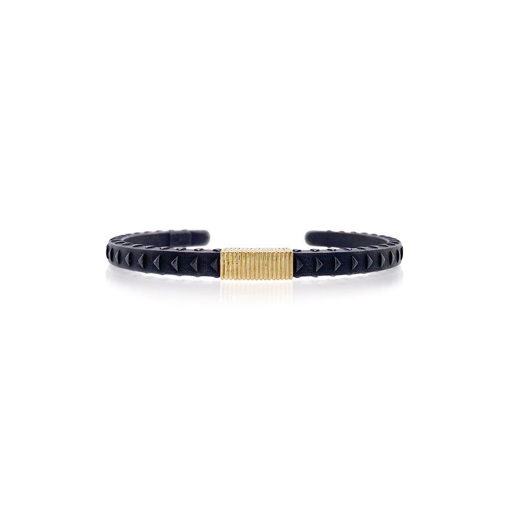 hand-wrapped 18k gold cuff