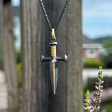 Dagger Pendant with Diamond