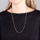 Whisper Chain Silver Diamond Necklace
