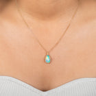 Tear drop shaped Ethiopian pendant