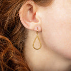 Stardust Tear Drop Earrings (Small)