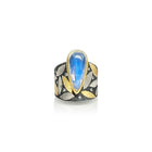 Moonstone Leaf Ring