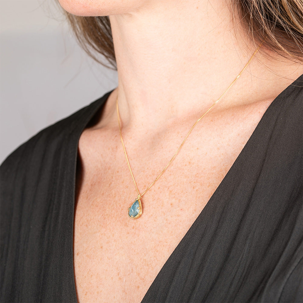 One-Of-A-Kind Aquamarine Necklace