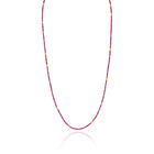 Multi-Wrap Ruby and Red Spinel Bracelet
