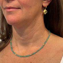faceted emerald necklace