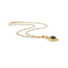 Rose Cut Black Diamond Pendant