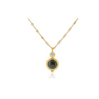 Rose Cut Black Diamond Pendant