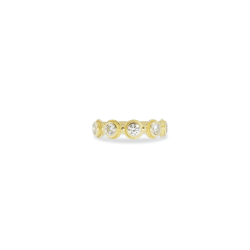 Desert Ring with White Diamonds
