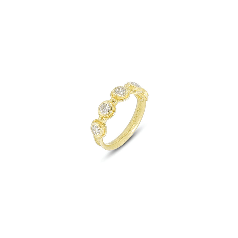 Desert Ring with White Diamonds