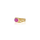 Triple Ribbon Ruby Ring