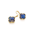Clover-Cut Labradorite Earrings
