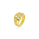 multi color diamond ring
