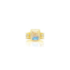 Cushion-Shaped Moonstone Cabochon Ring