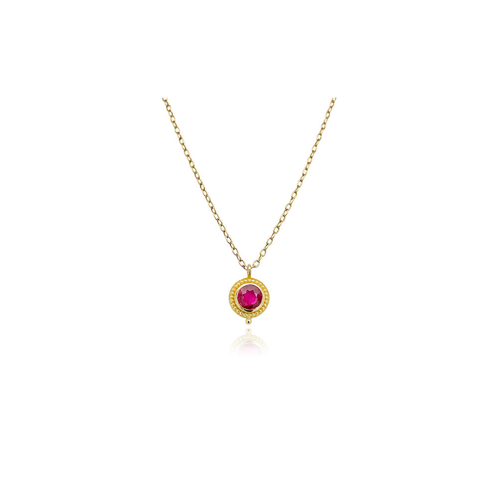 darling pendant with ruby