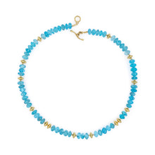 Apatite Rondell Beaded Necklace