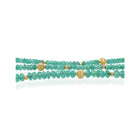 Faceted Emerald Bead Necklace