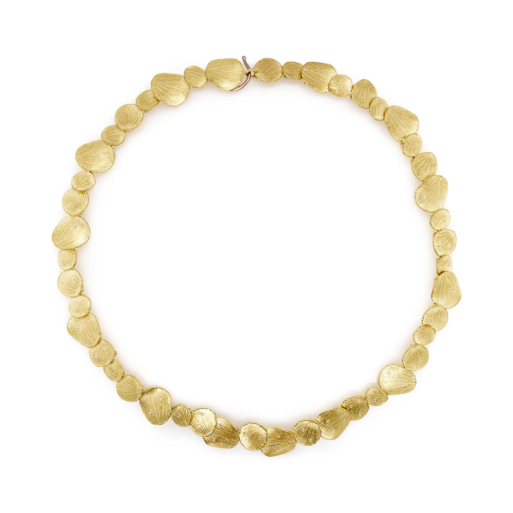 Hydrangea Petal Link Necklace