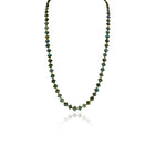 Double Length Clover Labradorite Necklace