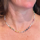 Mixed Rondel Beaded Necklace