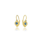 Blue Sapphire Lever-Back Earrings
