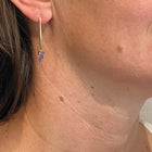 Navette Earrings with Tanzanite